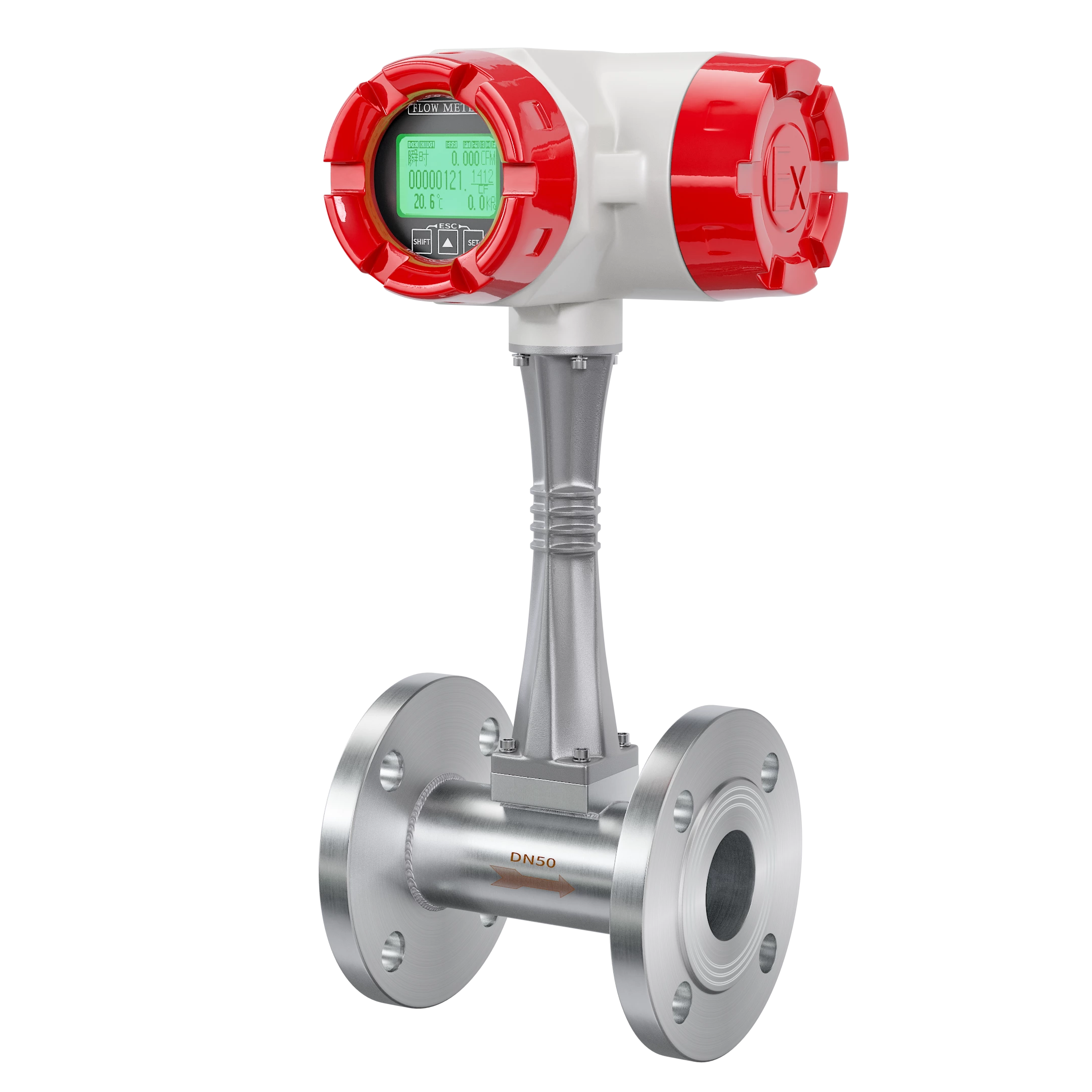 ISPL-LUGB-C Intelligent anti-vibration vortex flowmeter