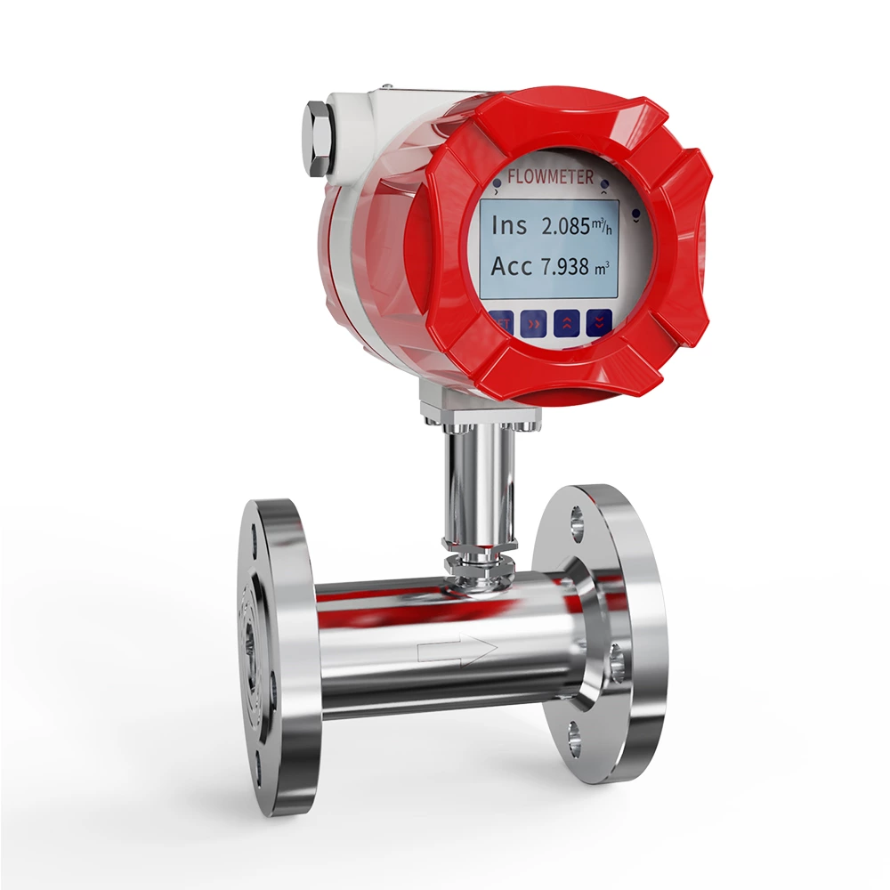 ISPL-LWGY Turbine flowmeter flange connection