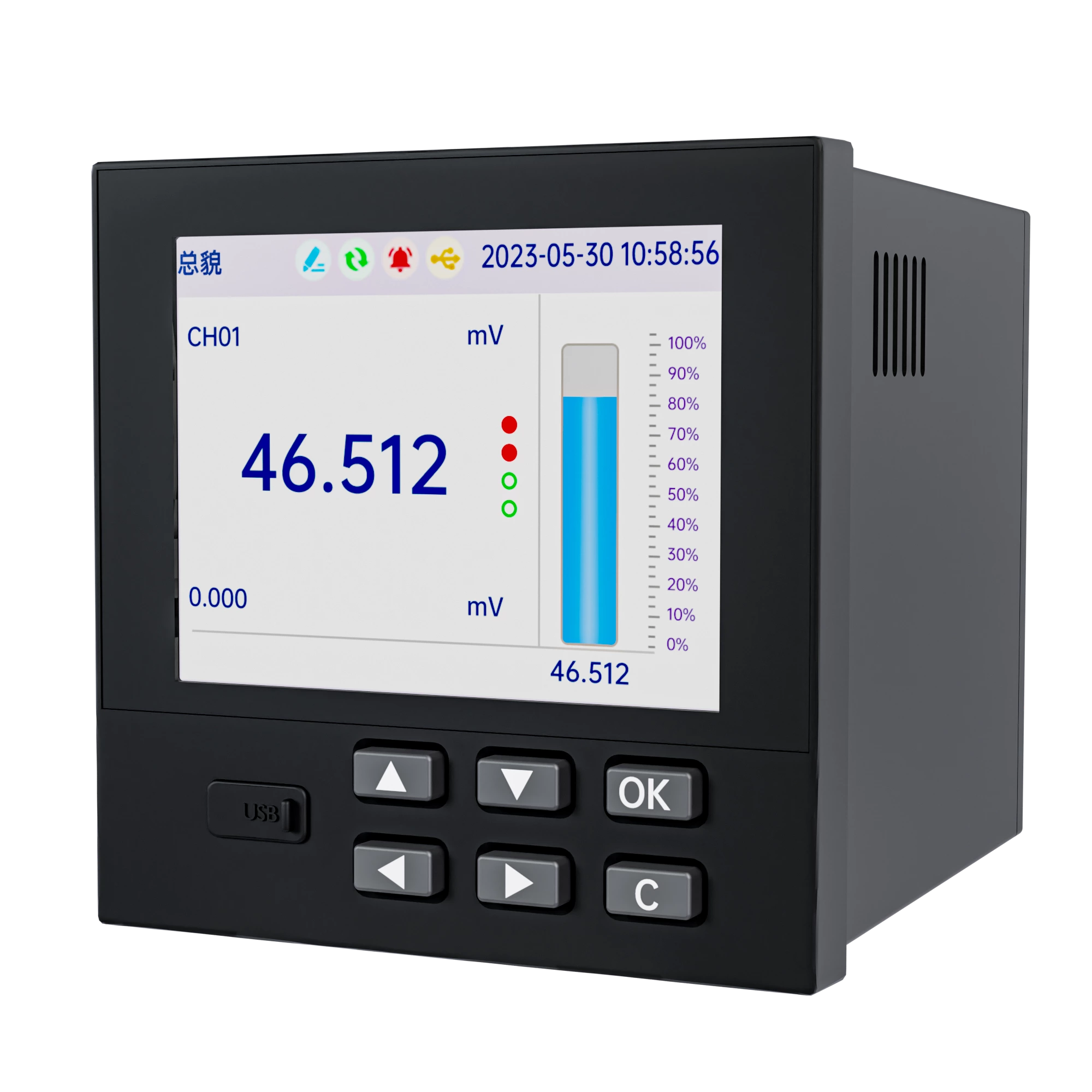 ISPL-RN3000 18-channel analog signal input paperless recorder