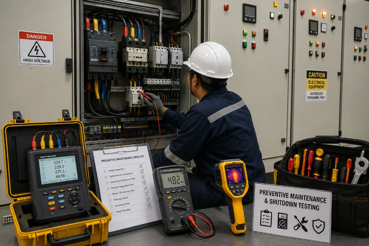 Preventive Maintenance & Shutdown Testing